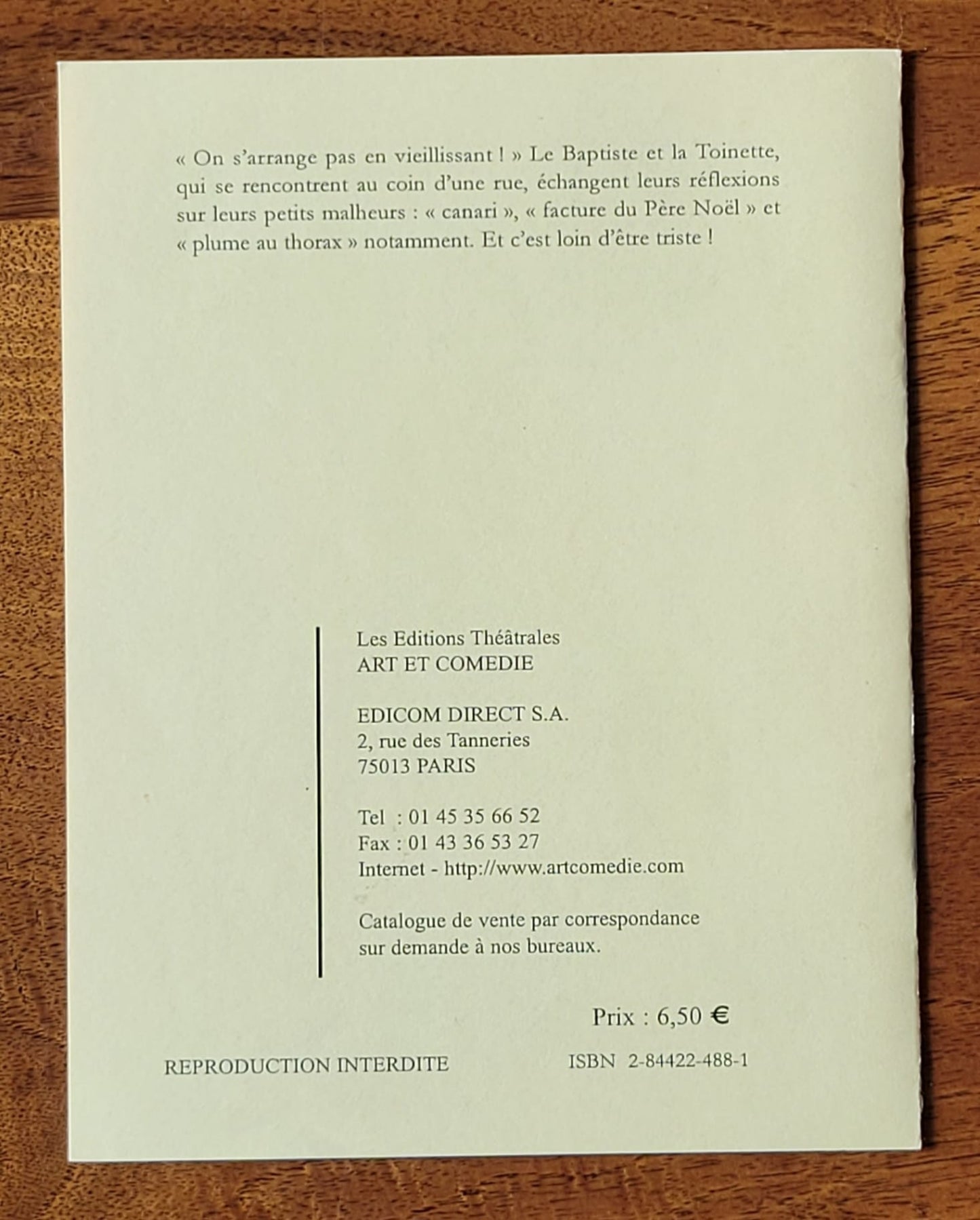 Les Tamalous : saynète paysanne