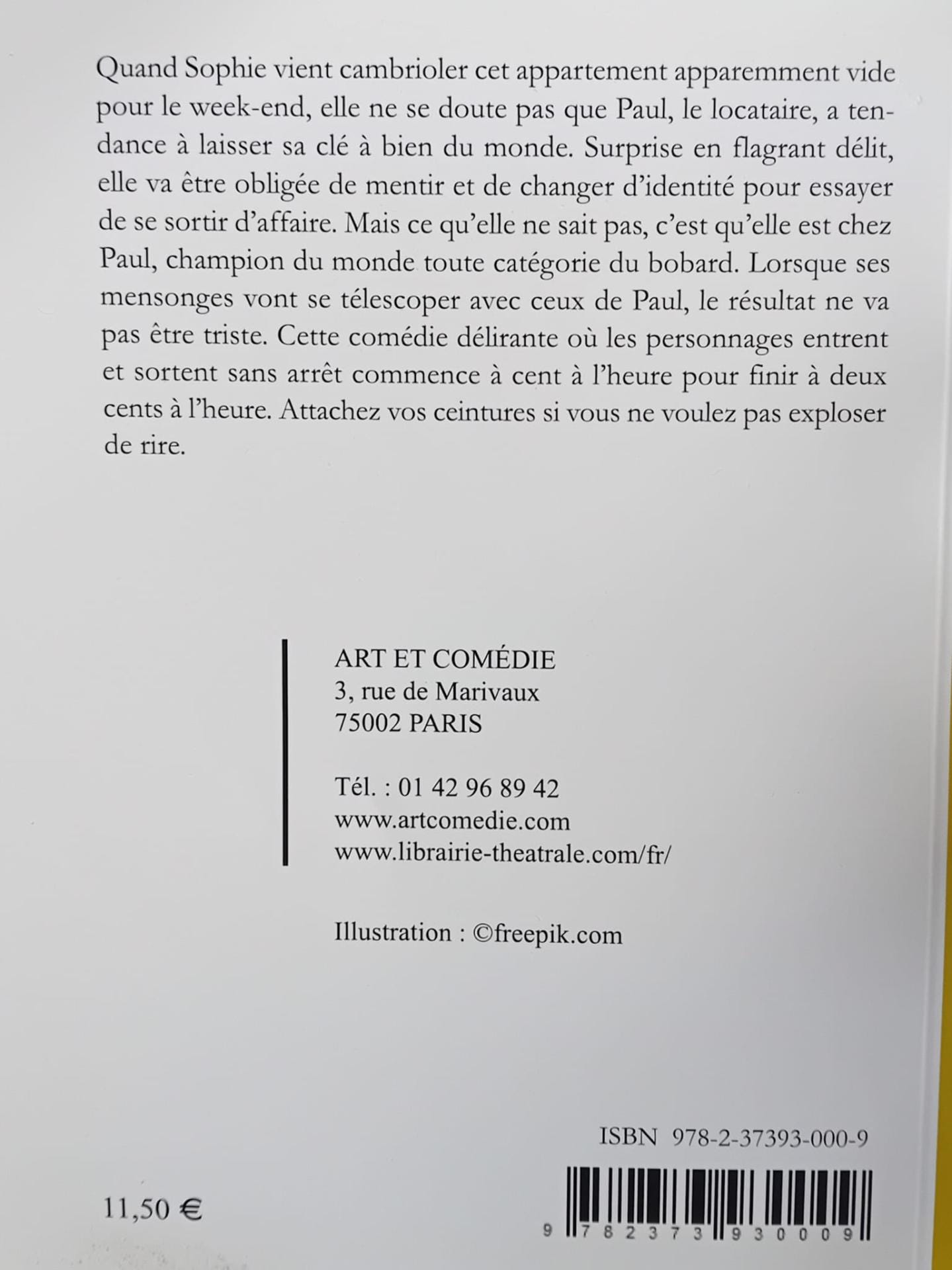 Paul m'a laissé sa clé ! : comédie en deux actes : livre de scène