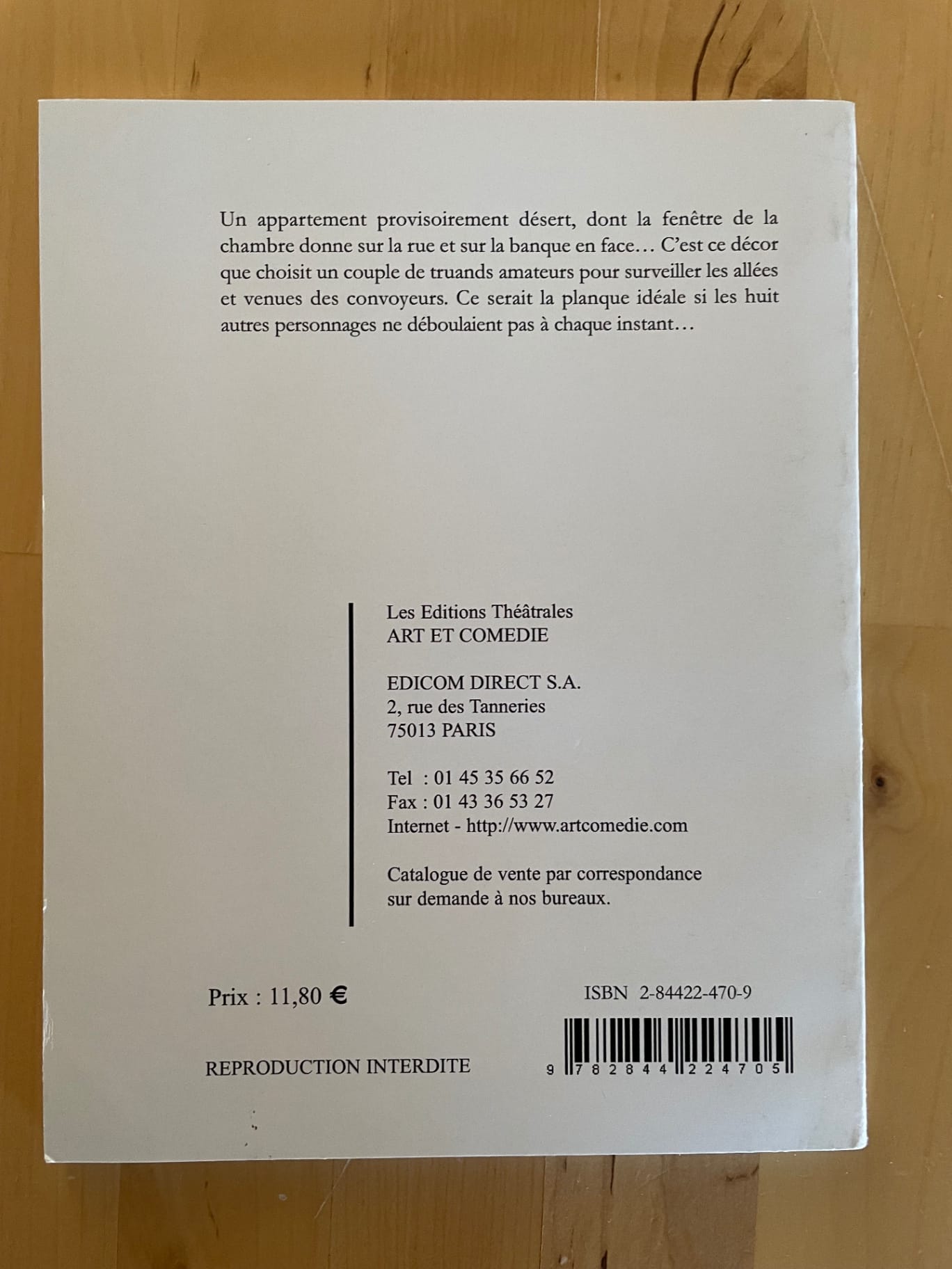 Avec vue sur la rue : comédie en 3 actes