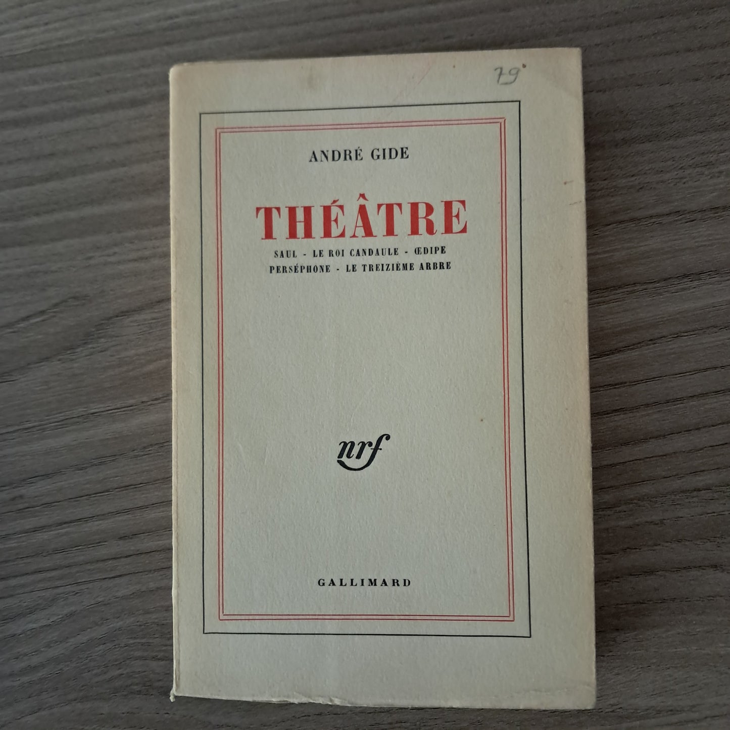 Saul - Le roi candaule - Oedipe - Perséphone - Le treizième arbre (occasion)