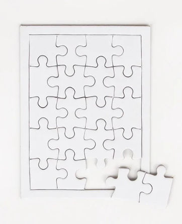Petit puzzle blanc