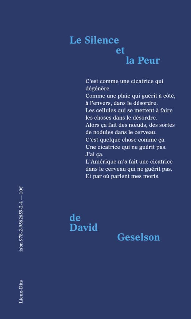Le silence et la peur