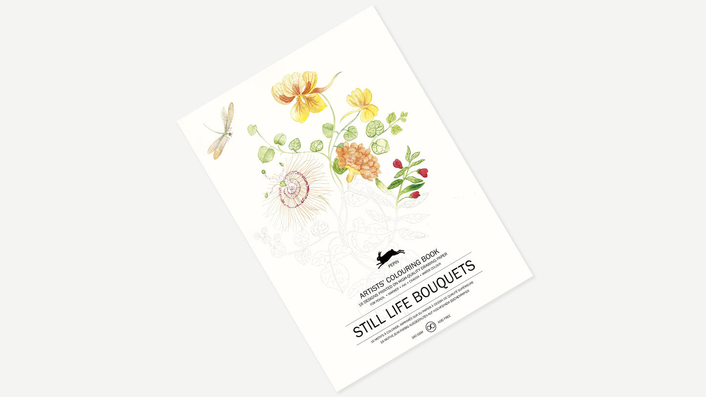 Carnet de coloriage florales