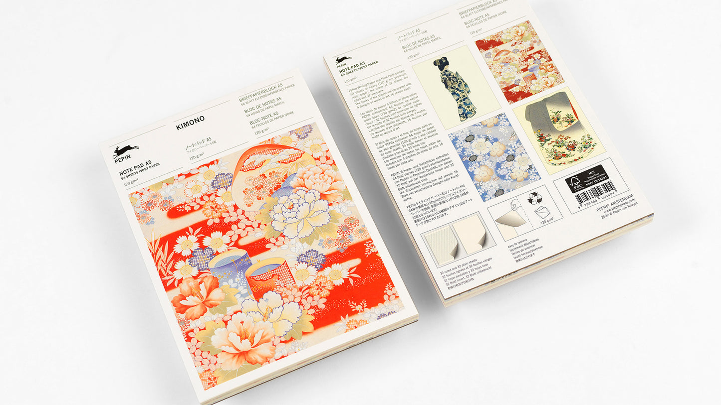 Note pad A5 Kimono