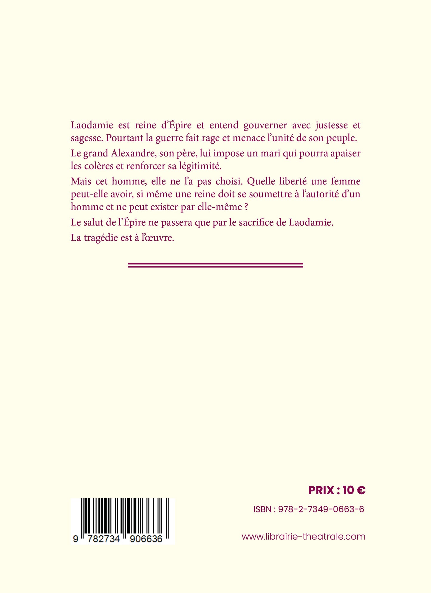 Laodamie, reine d'Epire