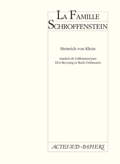 La Famille Schroffenstein