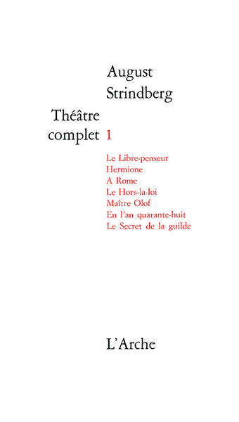 Théâtre T1 Strindberg