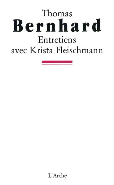 Entretiens avec Krista Fleischmann