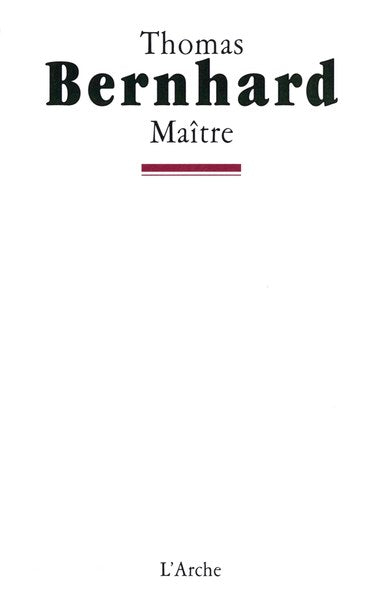 Maître