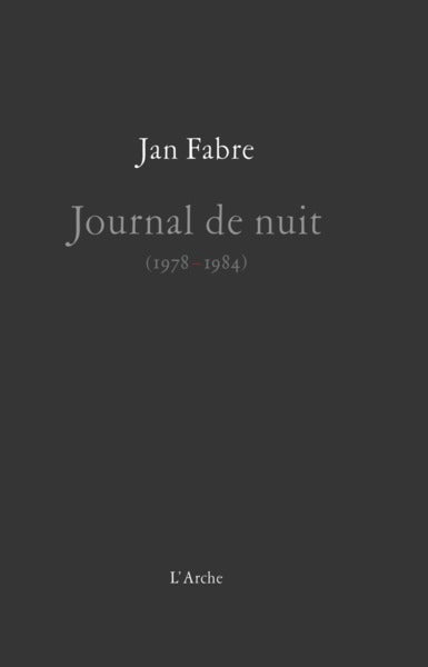 Journal de nuit 1978-1984 (tome I)