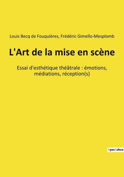 L'Art de la mise en scène