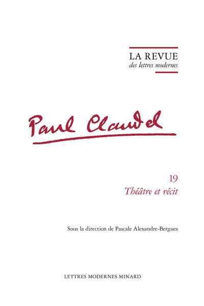 La Revue des lettres modernes