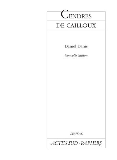 Cendres de cailloux