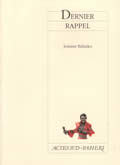 Dernier rappel