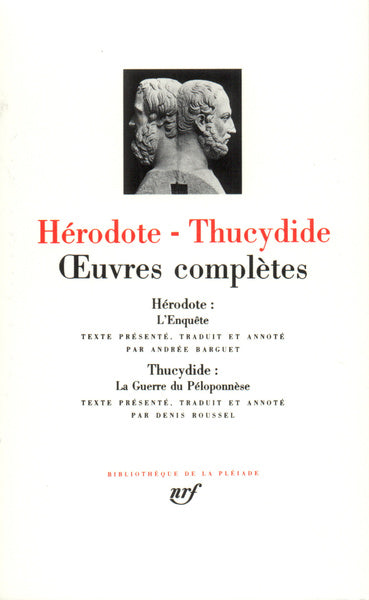 Pléiade - Hérodote
Thucydide - Œuvres complètes