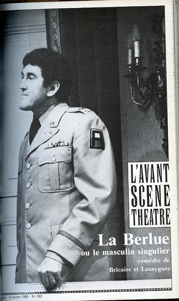 Avant-scène théâtre n° 762. La berlue ou Le masculin singulier
