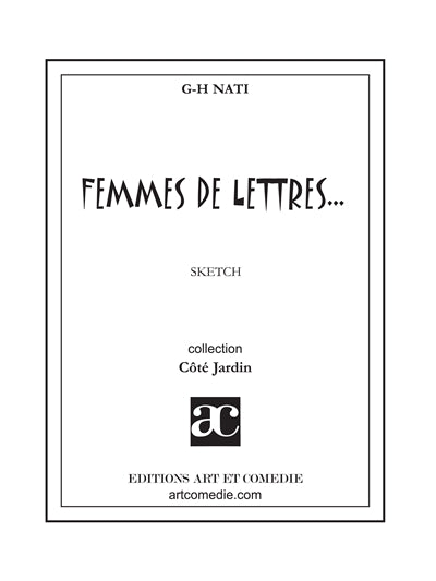 Femmes de lettres... : sketch