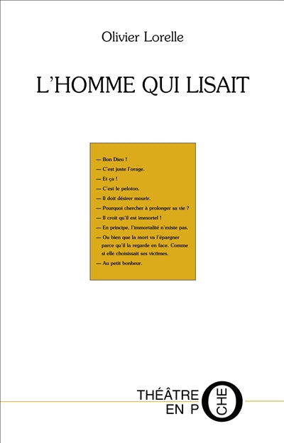 L'HOMME QUI LISAIT