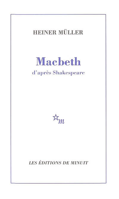 Macbeth d'après Shakespeare