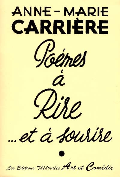 Poèmes à rire et à sourire