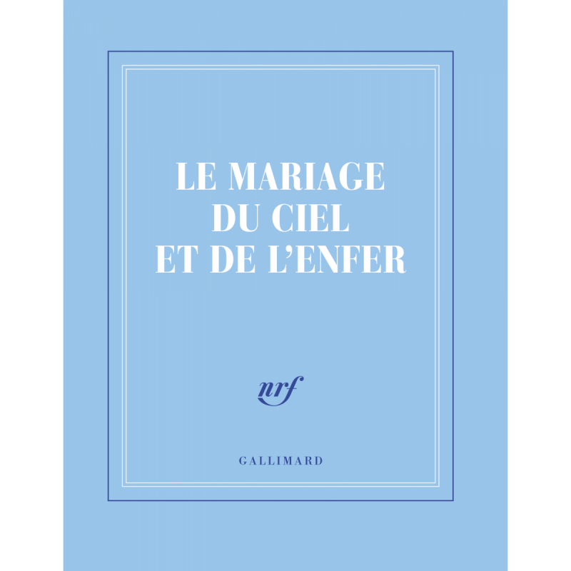 Carnet carré "Le Mariage du Ciel et de l'Enfer" (papeterie)