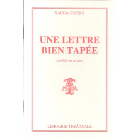 Une lettre bien tapée