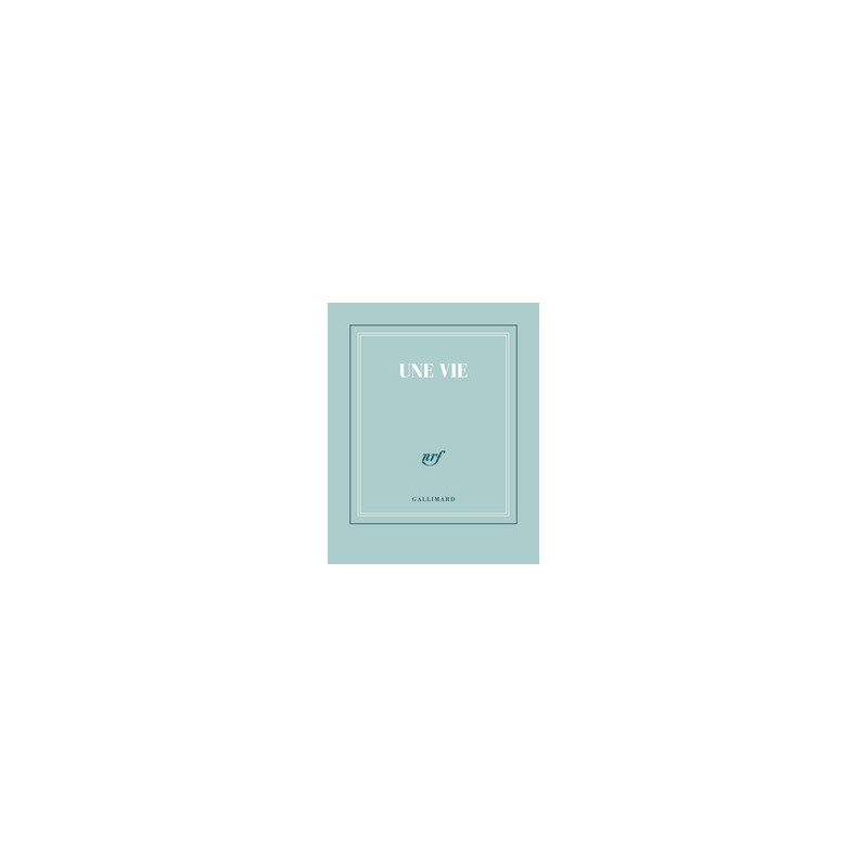 Carnet poche couleur "Une vie" (papeterie)