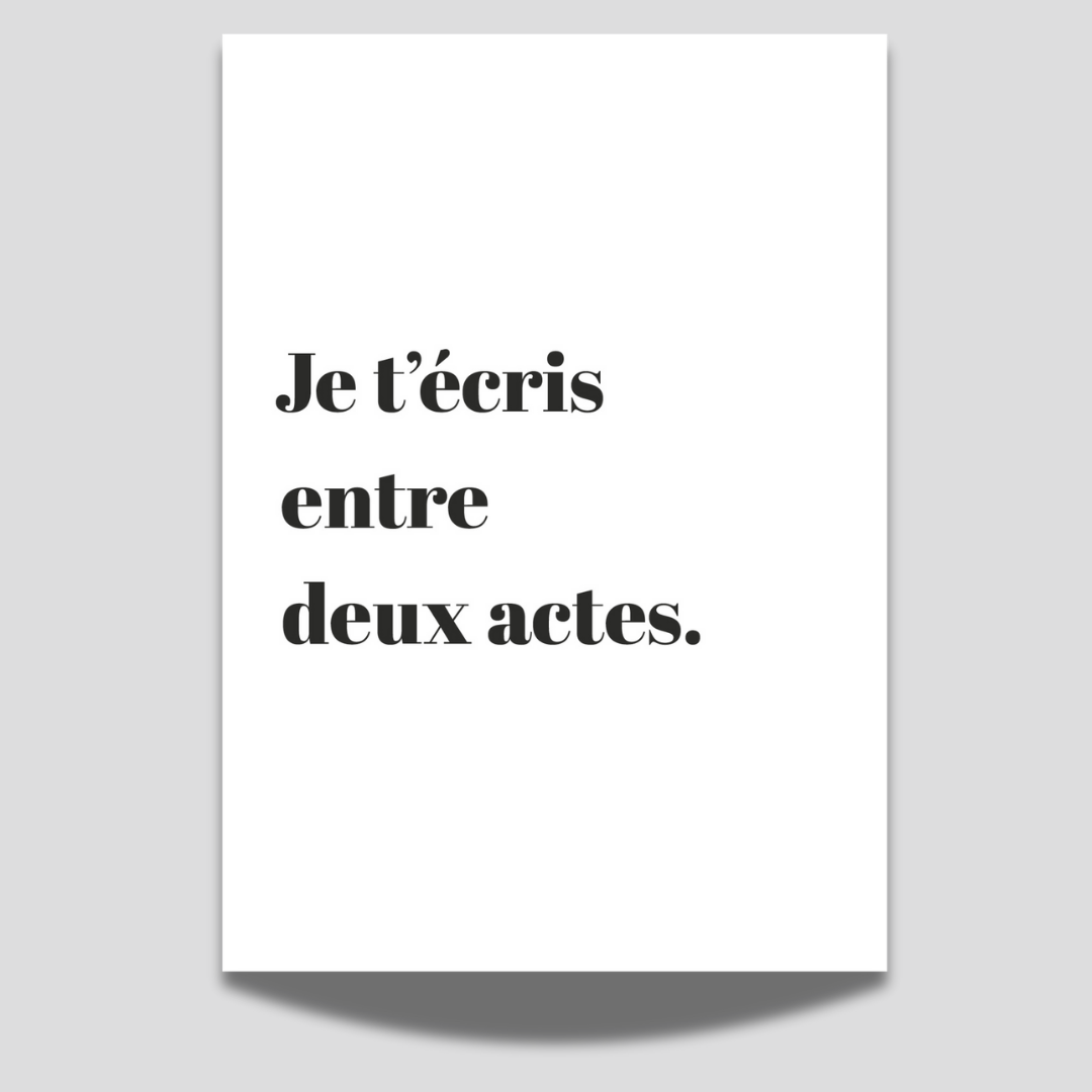 Cartes théâtrales
