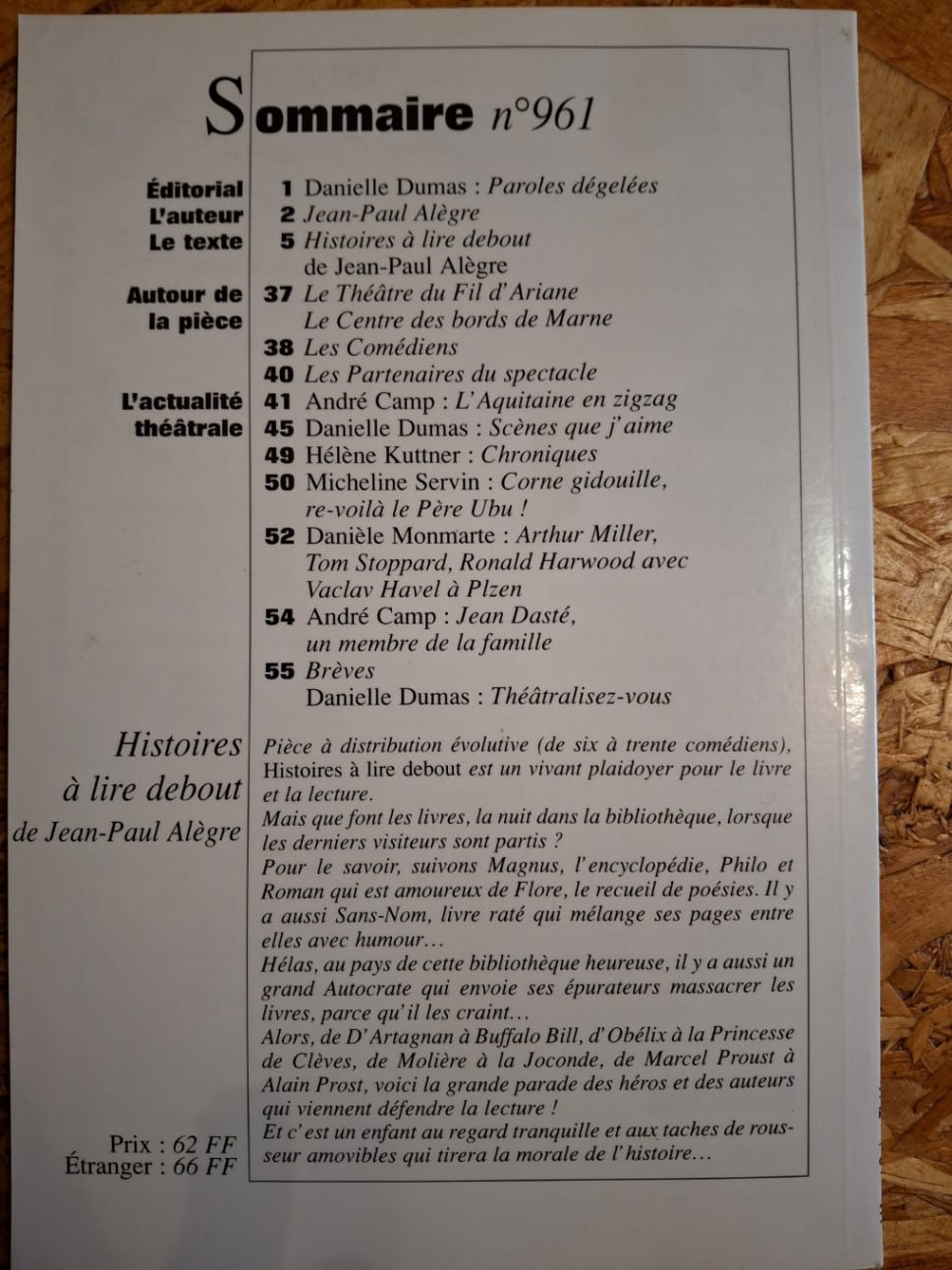 Histoires a Lire Debout