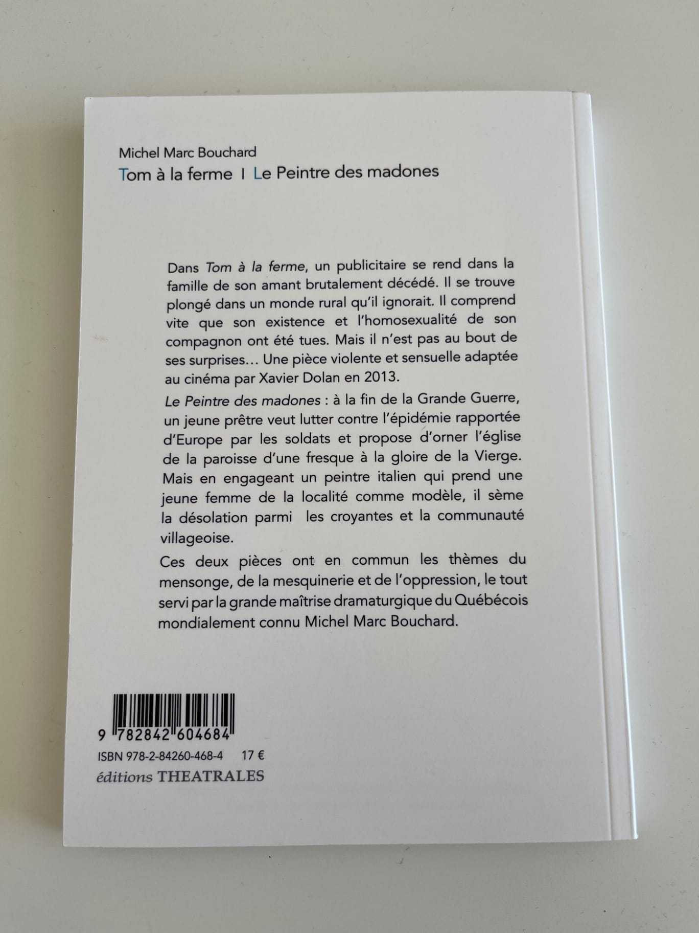 Tom à la ferme, Le peintre des madones