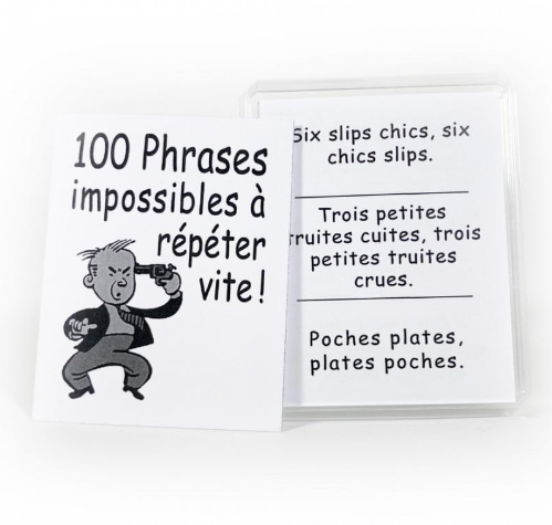 100 phrases impossibles a répéter vite