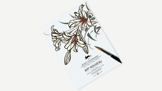 Carnet de coloriage Art nouveau