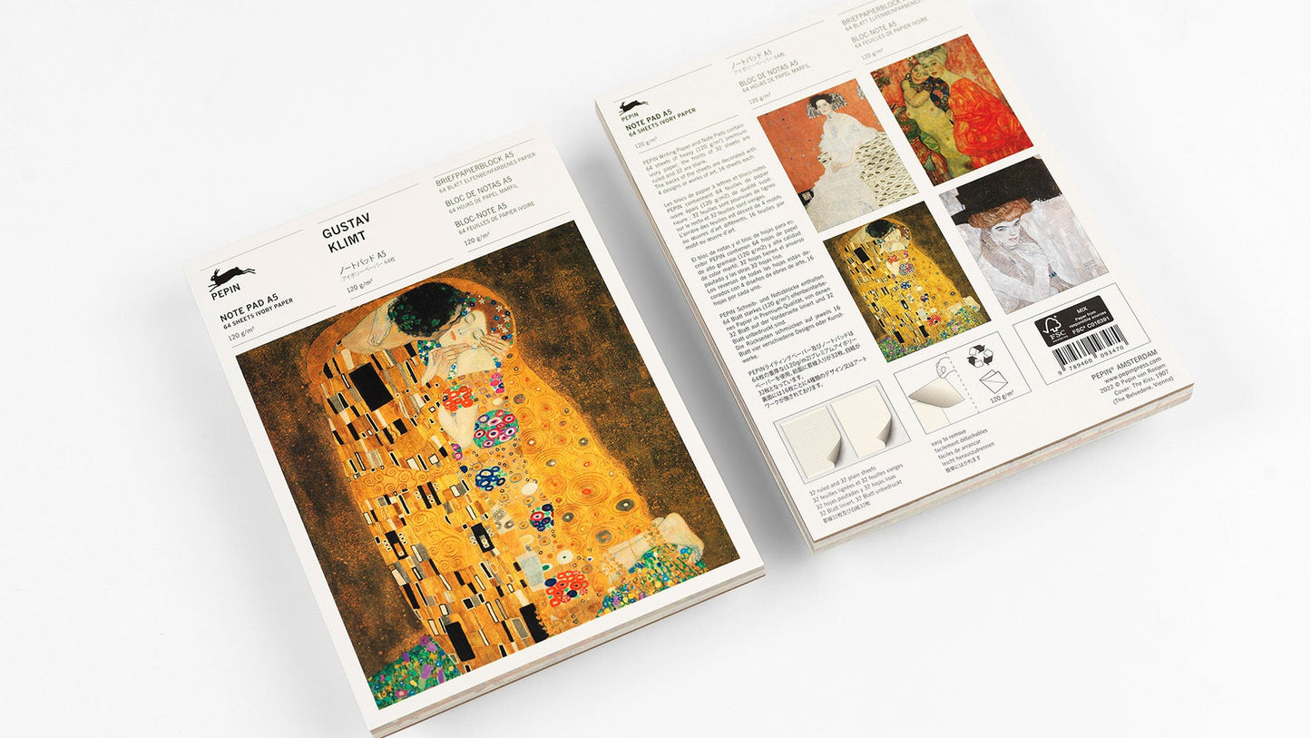 Note pad A5 Gustav Klimt