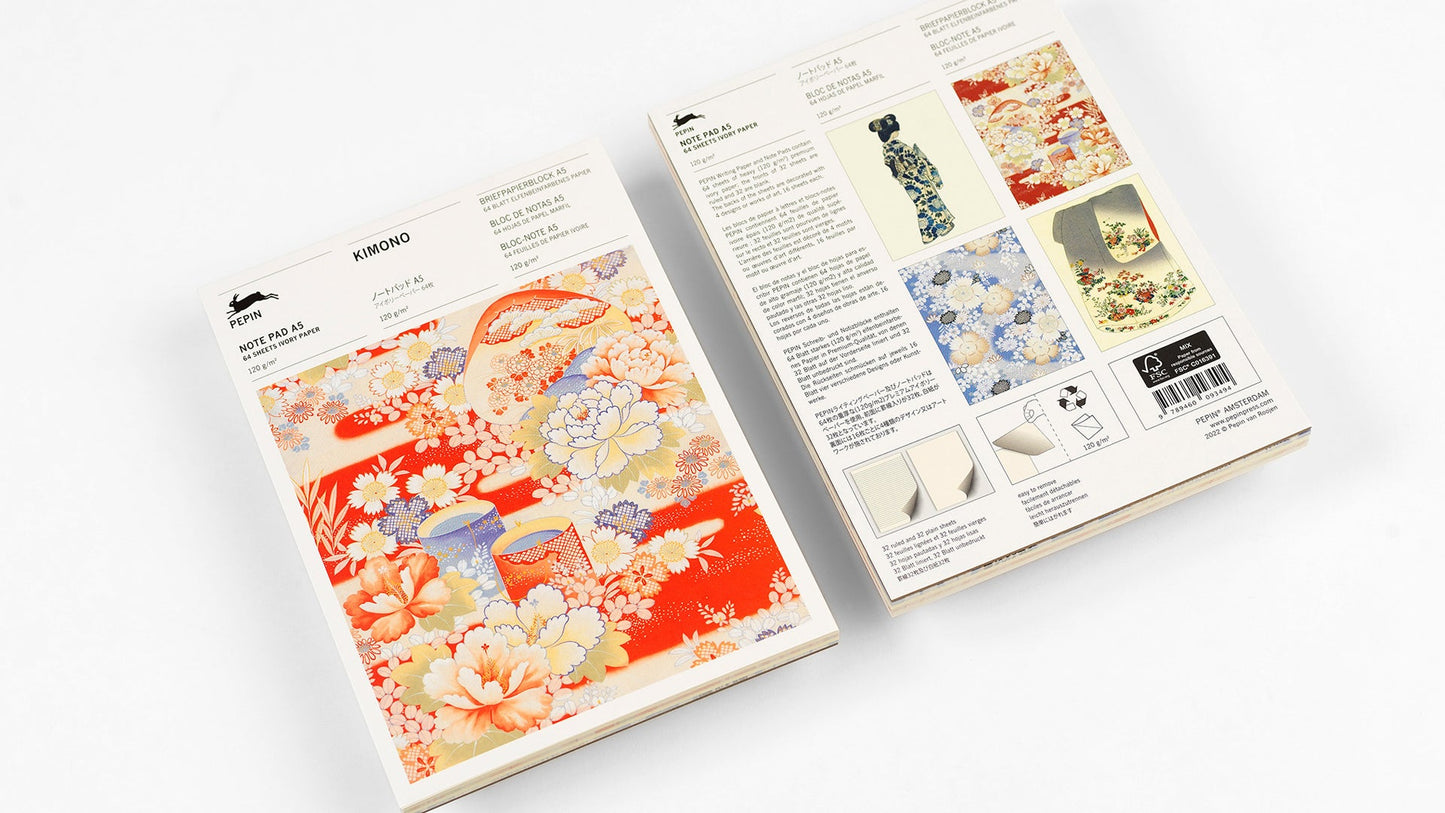 Note pad A5 Kimono
