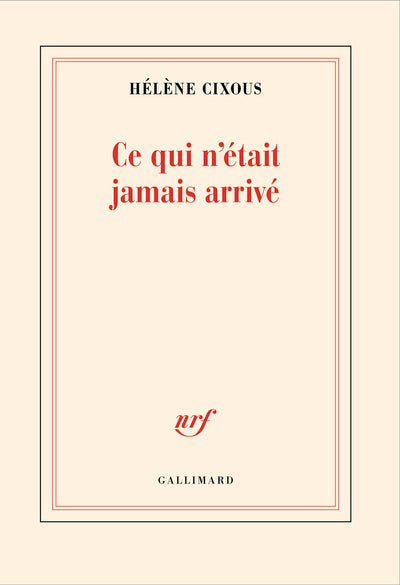 Ce qui n'était jamais arrivé
