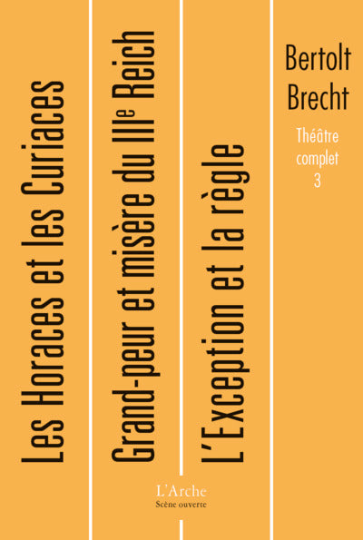Théâtre complet T3 Brecht
