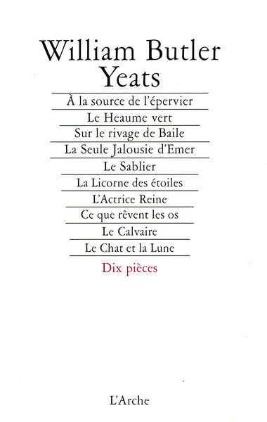 Théâtre complet Tome 2 Yeats