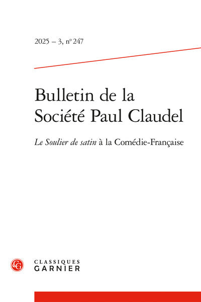 Bulletin de la Société Paul Claudel