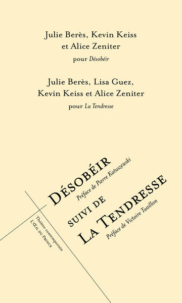 Désobéir. La tendresse