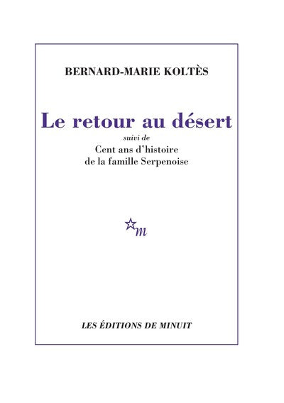 Retour au désert