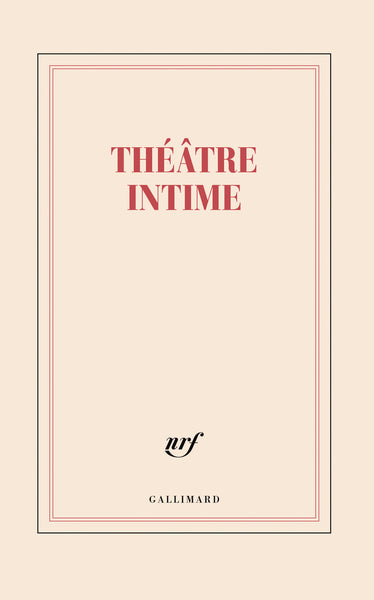 Grand carnet "Théâtre intime" (papeterie)