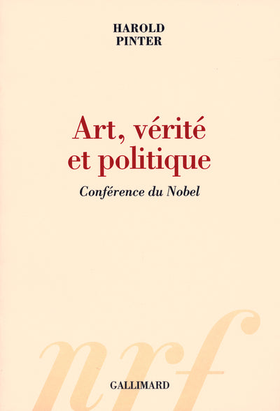 Art, vérité et politique