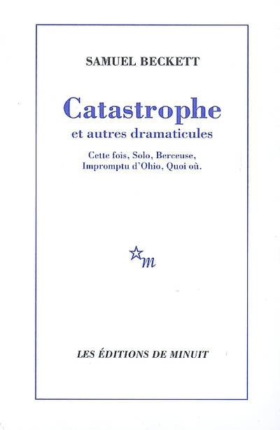 Catastrophe et autres dramaticules