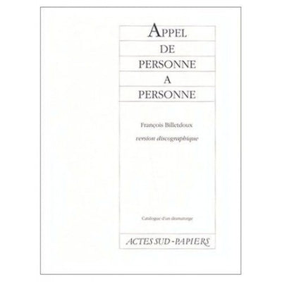 Appel de personne à personne