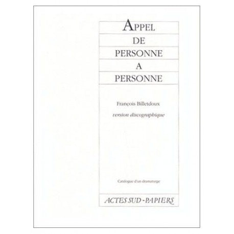 Appel de personne à personne
