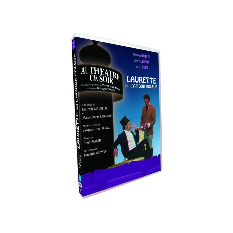 LAURETTE OU L'AMOUR VOLEUR - AU THEATRE CE SOIR - DVD