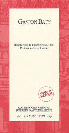 Mettre en scène - Baty