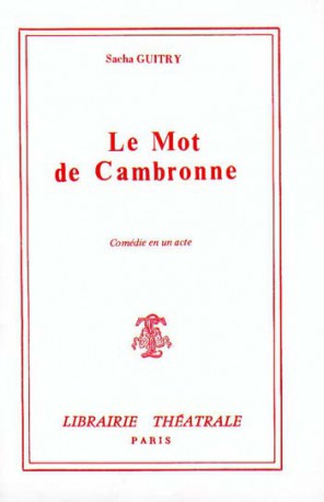 Le Mot de Cambronne